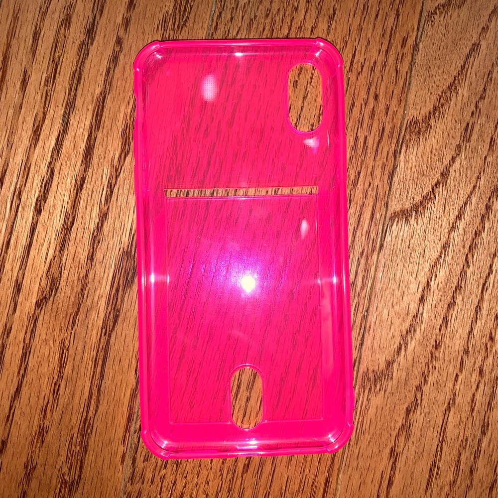 Hot Pink iPhone X/XS Wallet Case